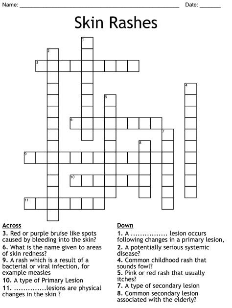 rash crossword|More.